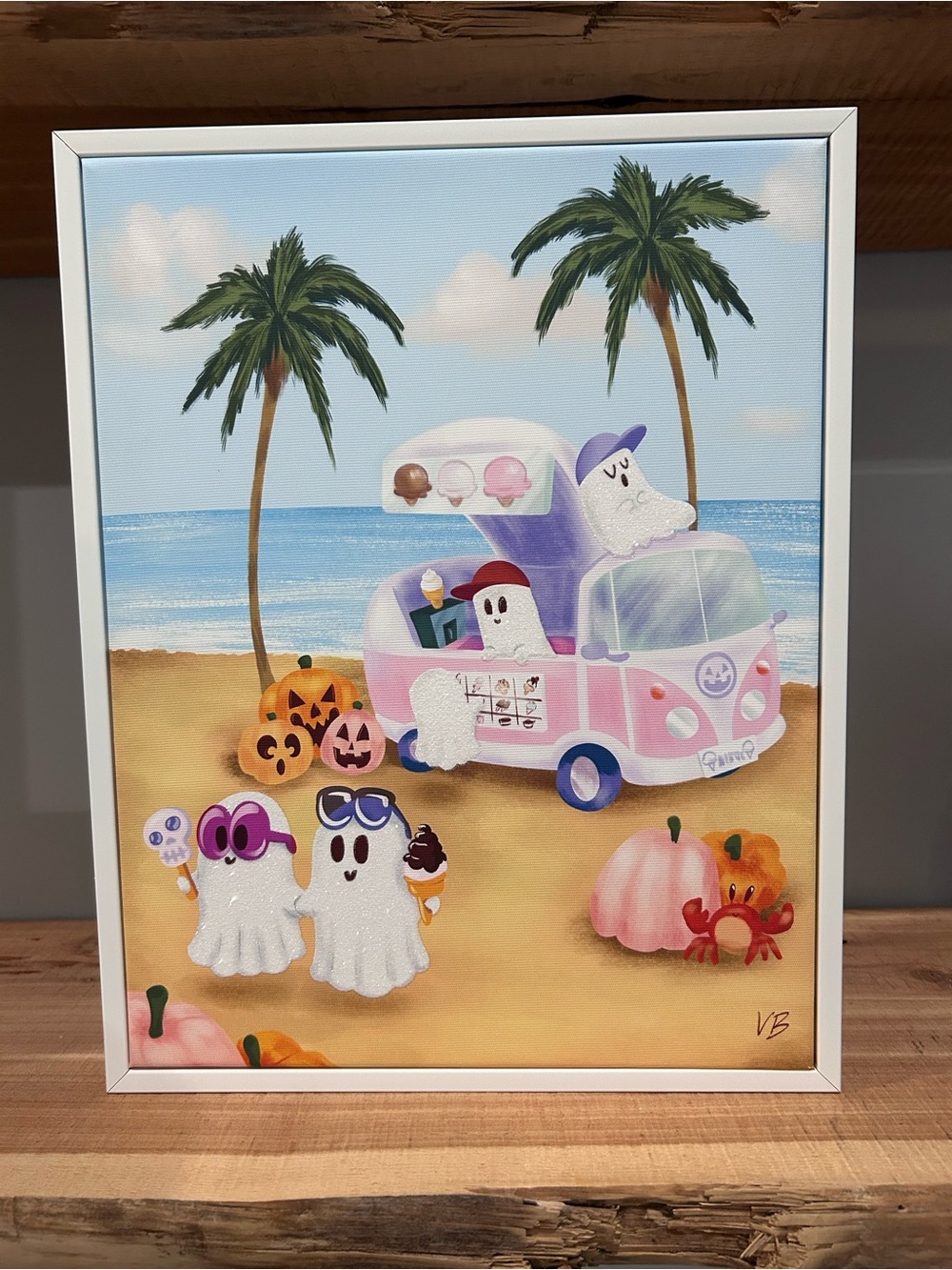 SUMMERWEEN Ghost Beach Canvas